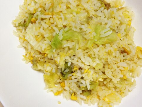 タイ米で作るレタスチャーハン